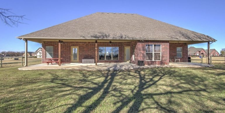 Claremore Real Estate for Sale | 5168 E Hickory Meadow Drive | 034_Back of Home